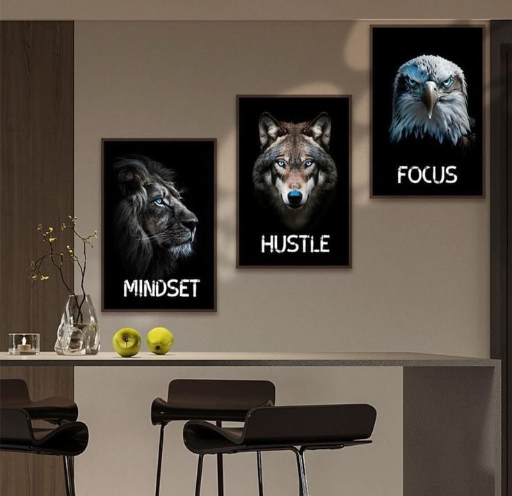 3 PC Wall Art Portraits